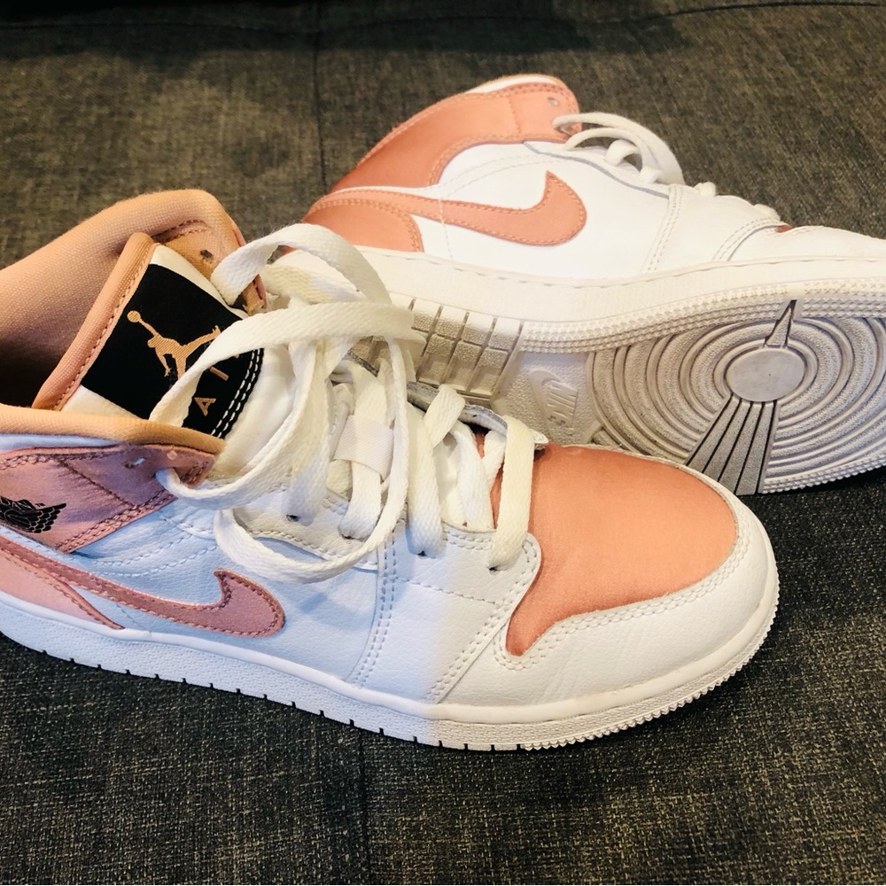 Rose gold Jordan’s